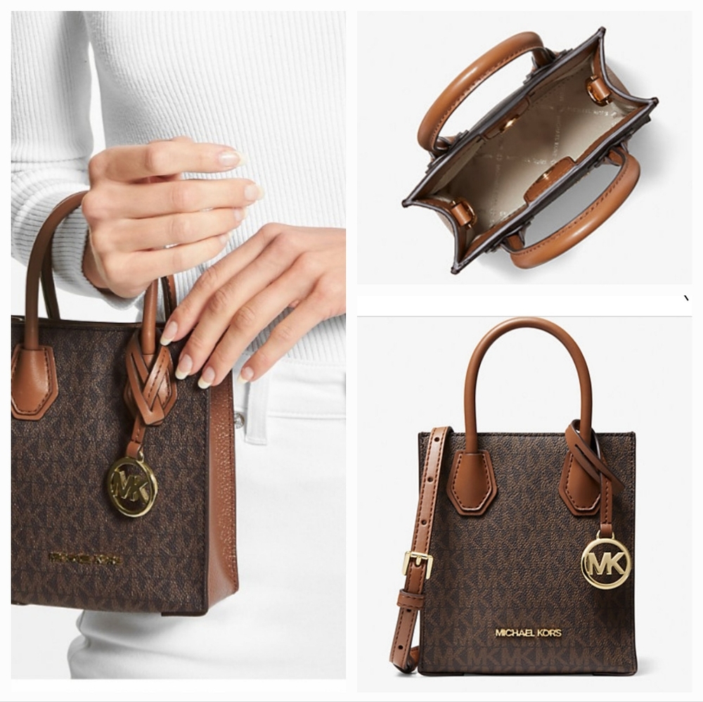 Mercer Extra Small Logo and Leather CrossBody Bag